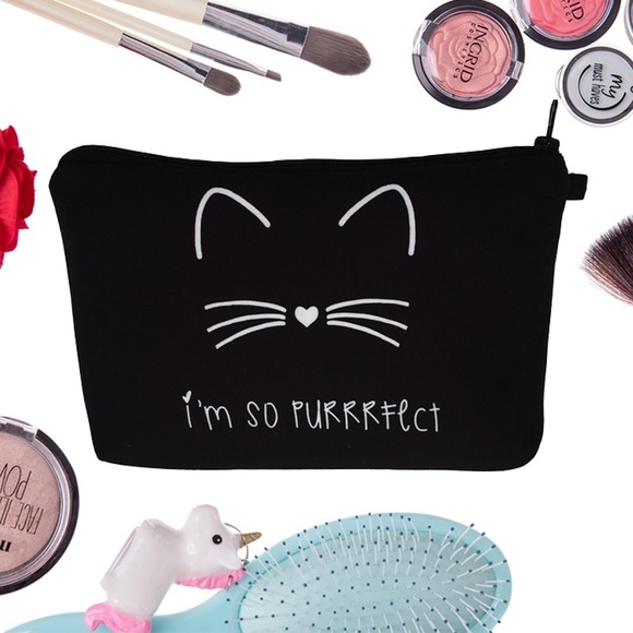 Catie ~ The purrrfect Cosmetic Bag Set - Picture 5 of 8